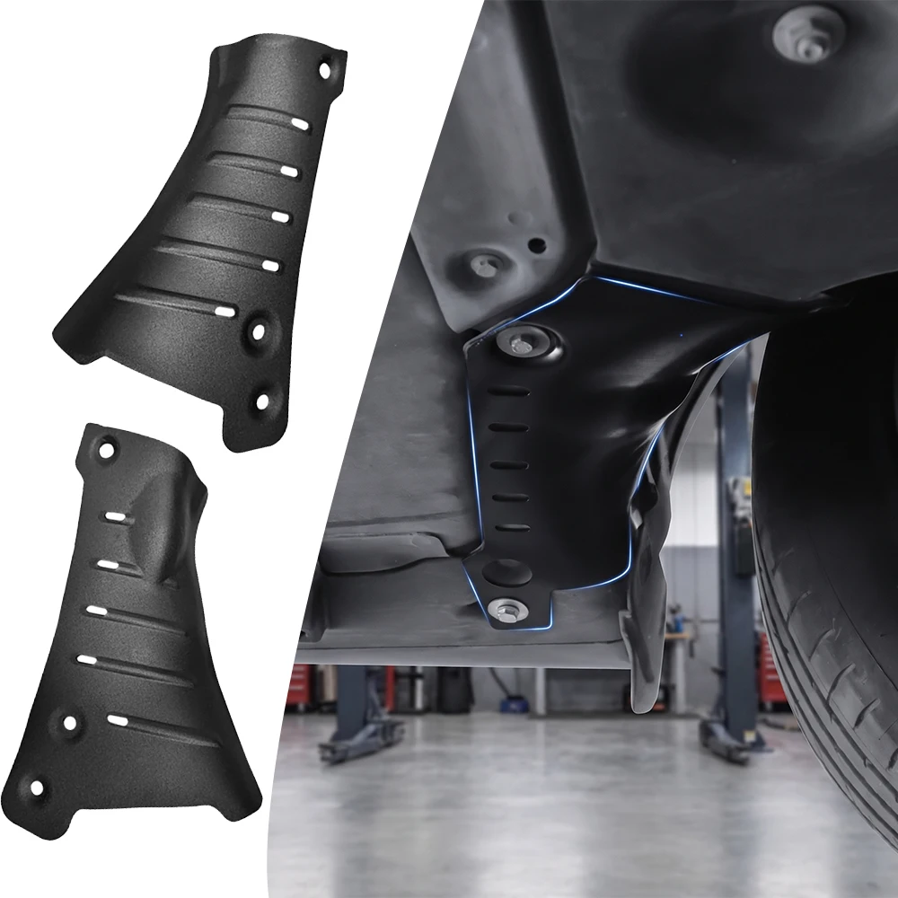 For Tesla Model Y Model Y Juniper Car Chassis Coolant Pipe Guard Lower Guard Plate Chassis Protector Cooling Duct Cover Tools