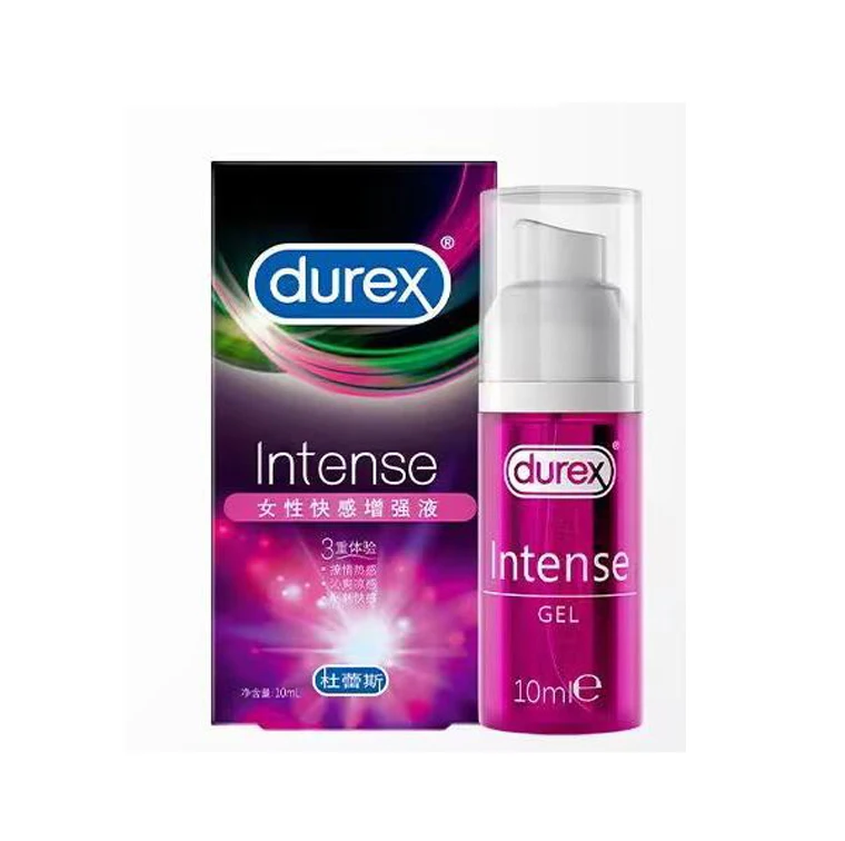 Durex-Gel orgásmico intenso para parejas, gotas lubricantes, excitador fuerte para mujeres, Juguetes sexuales, productos íntimos más seguros, 10ml