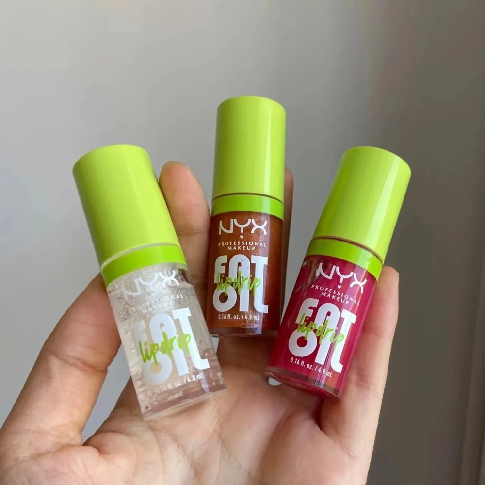 Brillant à lèvres coloré, huile transparente, miroir hydratant, léger, Non collant, humide, doux, potelé, 1 pièce