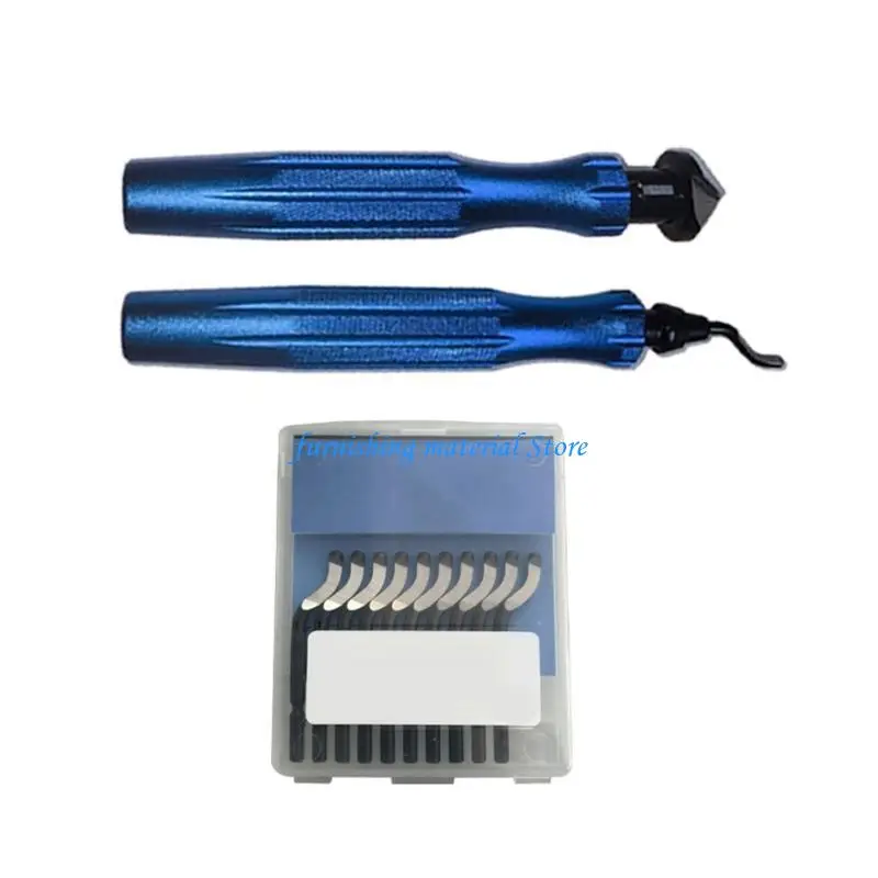 Y5GD Metal Deburing Tool Rotatable Deburs Set With Handle Debur Knife Burr