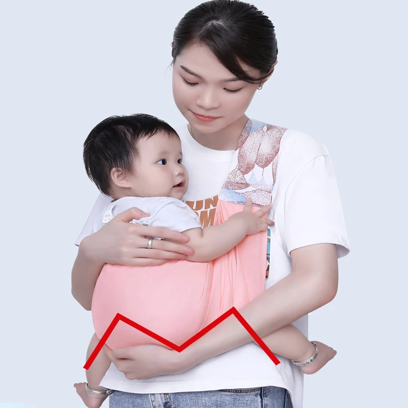 Baby Carrier Wrap Newborn Front Horizontal Side Carry Imitation Uterus Design Comfortable Cotton Baby Carrier Baby Accessories