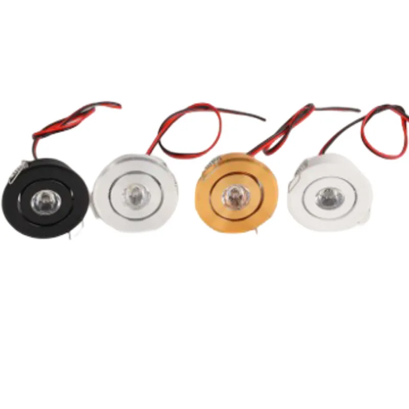 

1/4pcs Mini led Downlight Cabinet Recessed Spot light AC85-265V/DC12v Hole size 40-45mm Angle Adjustable Recessed Spotlight