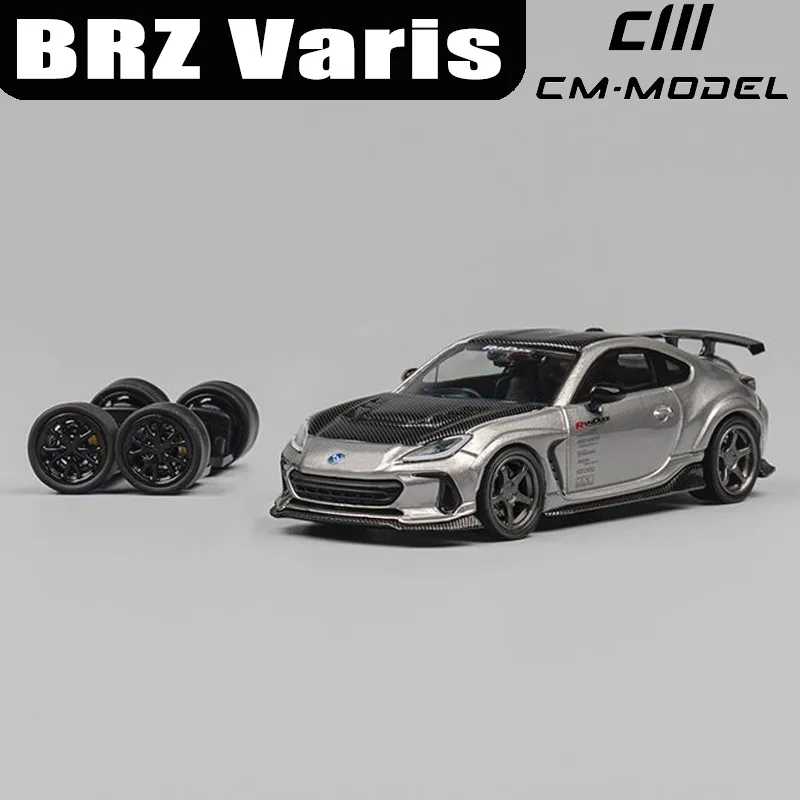 CM Model 1/64 BRZ Varis Alloy Motor Vehicle Toy Die-casting Metal Model Collection Boy Christmas Gifts