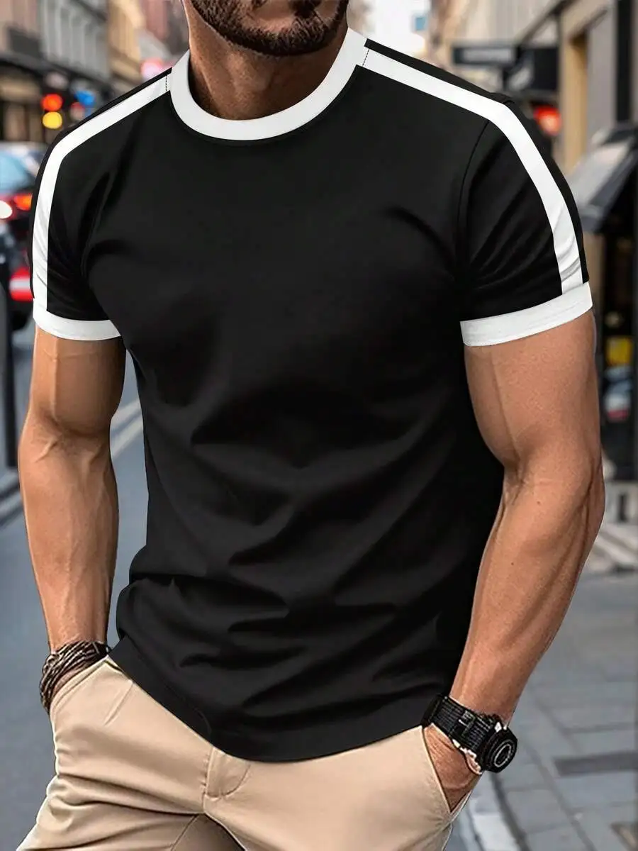 Men's Casual Short Sleeve Fitness T-Shirt