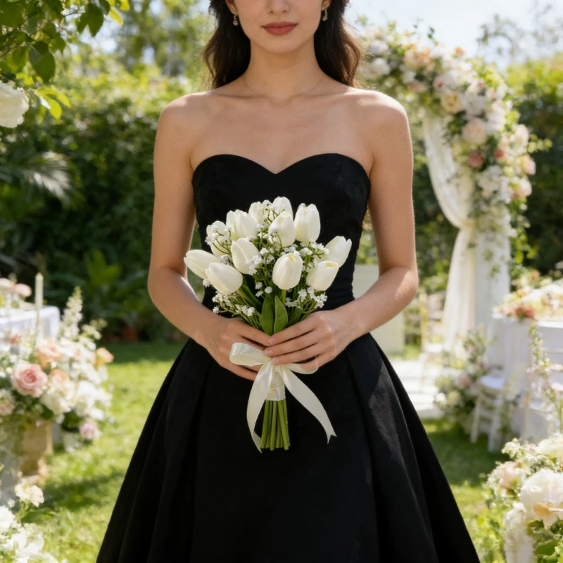 White Calla Lily Bridal Holding Flower Bouquet Wedding Bouquet Wedding Artificial  Bridesmaid Wedding Flowers Bridal Accessories image 5