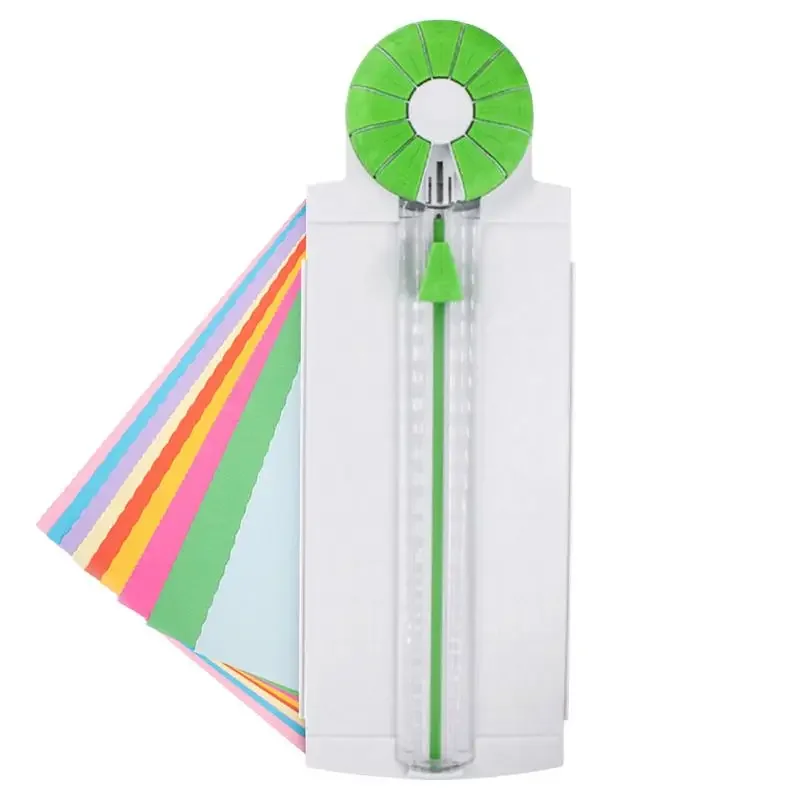 Multi-function Paper Cutter 12-in-1 Creasing Equipment 12-Shapes in 1 Paper Craft Edge Cutter for Cardboard Label Photo