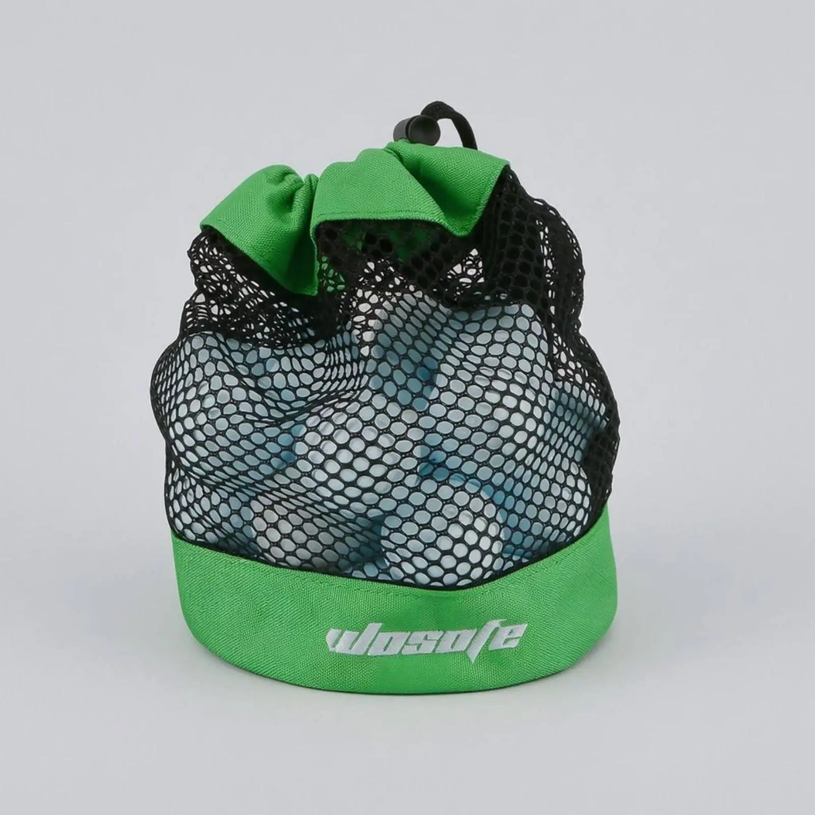 Drawstring Mesh Ball Bag Lightweight Mesh Ball Bag Cylindrical