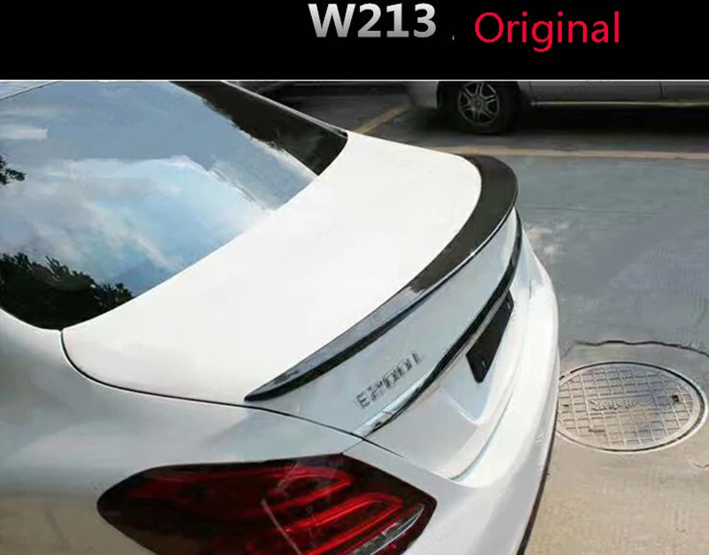 For Mercedes-Benz E-Class W213 E200 E260 E300 2017 2018 2019 2020 Car Accessories Trunk Deck Lip Spoiler