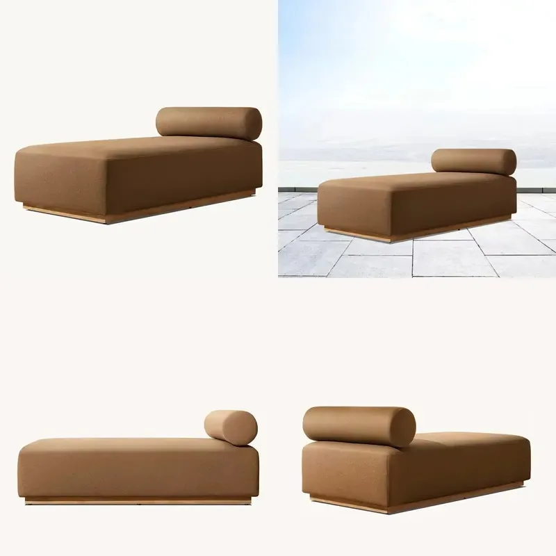 for Waterproof Fabric Beach Lounge Chair Outdoor Garden Sun Furniture