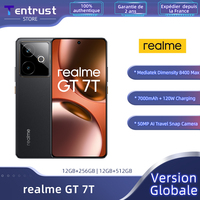 Global Version realme GT 7T 5G AI Smartphone Mediatek Dimensity 8400 Max 6.8\