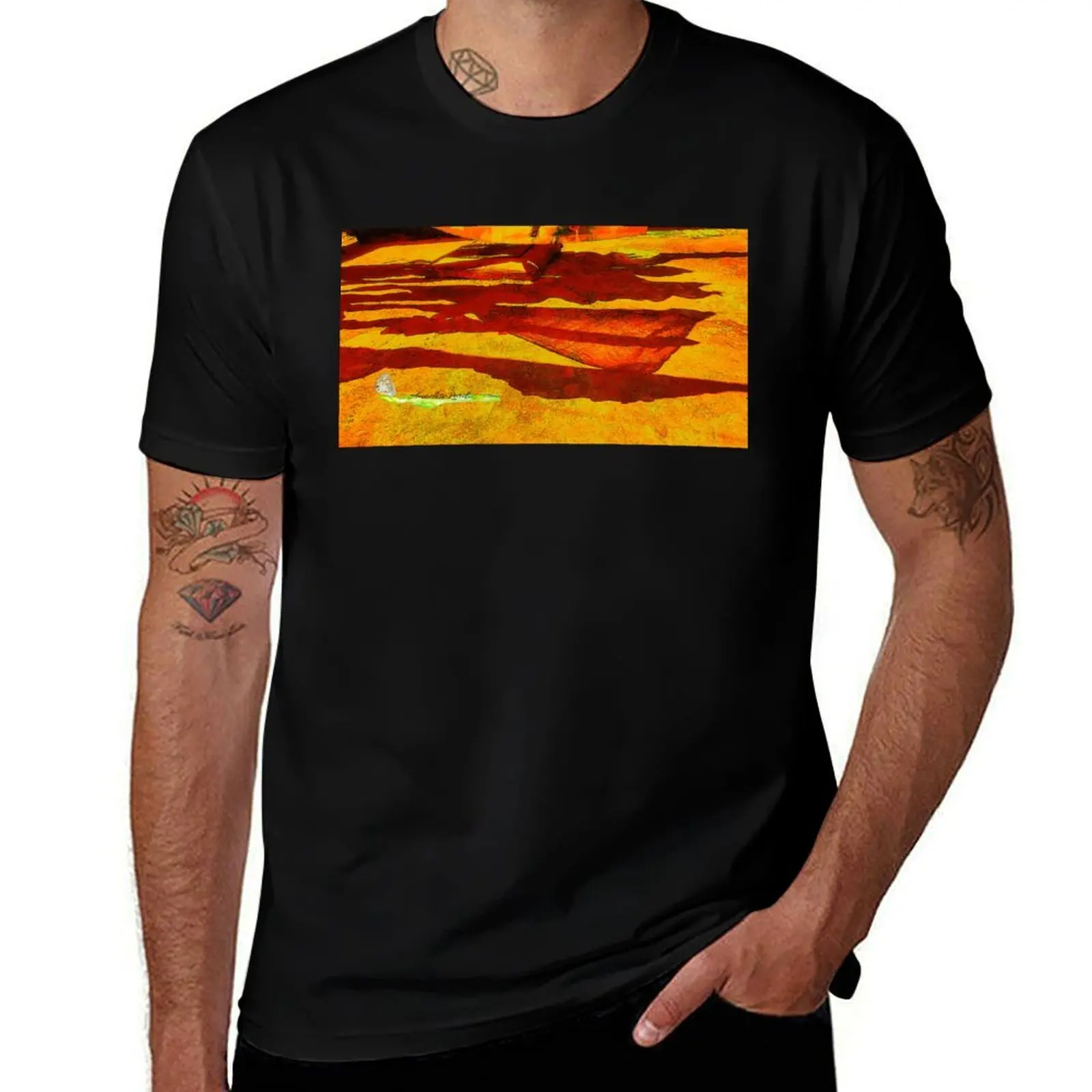 

AbstractWaterArt1F T-Shirt oversized t shirt croswit shirt man Short sleeve tee hippie clothes mens white t shirts