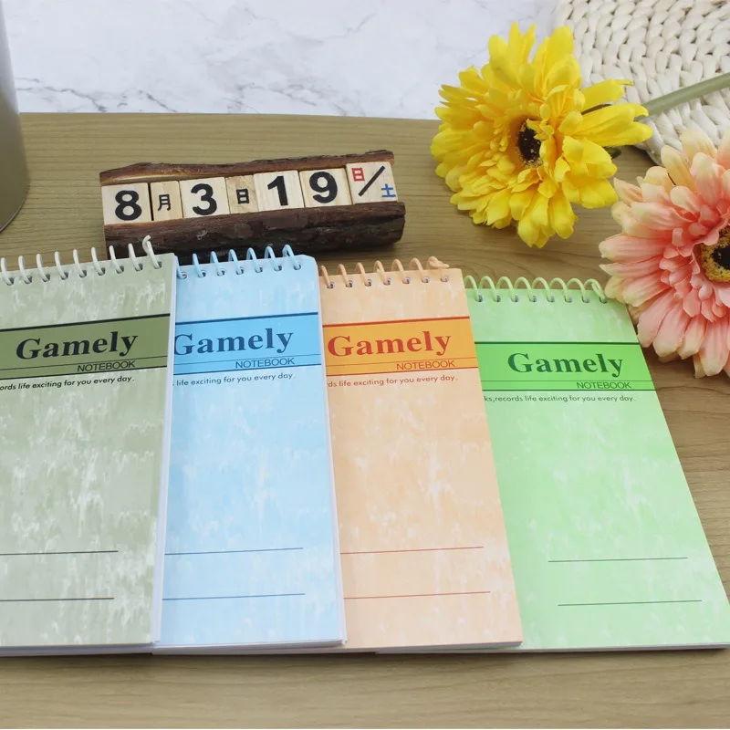 

10 шт. блокноты A6 и A7 блокнот на спирали с отрывными листами, многоцветный гибридный блокнот, дневник, офисные и студенческие принадлежности