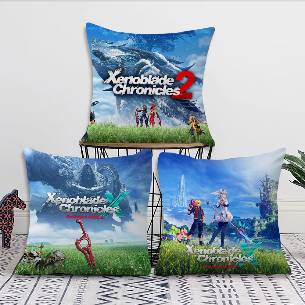 Game X-Xenoblade X Decoration Room Home Sofa living Office Edition Car Nordic Simplicity Definitive Pillow Cover