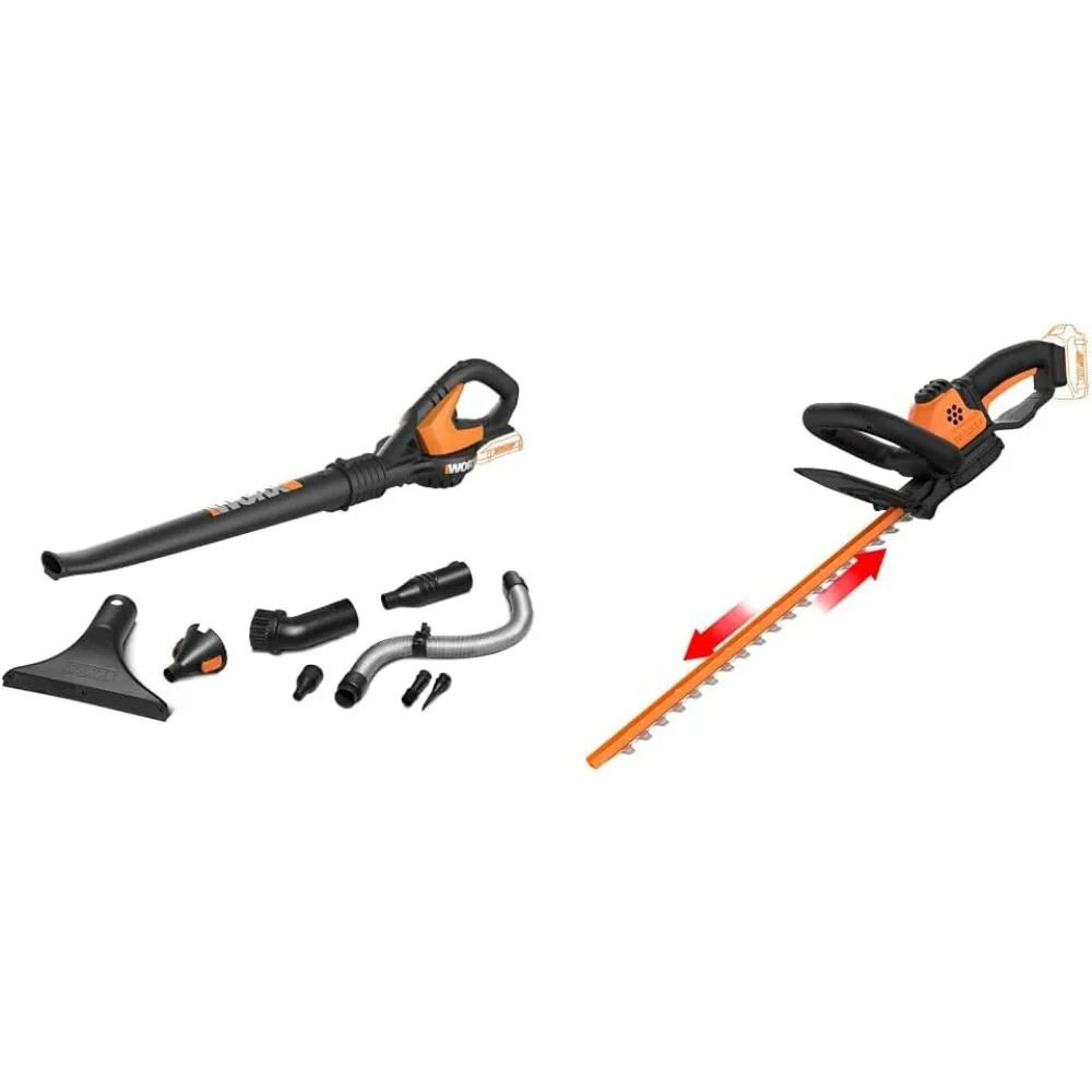 

20V Power Share Cordless Blower/Sweeper/Cleaner and 22" Hedge Trimmer Bundle