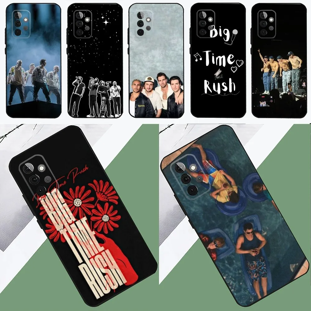 Music B-Big Time R-Rush  Phone Case For SamsungS24,23,22,21,S20 ,Pro10,S30Plus,S9,20lite Ultra Black Cover