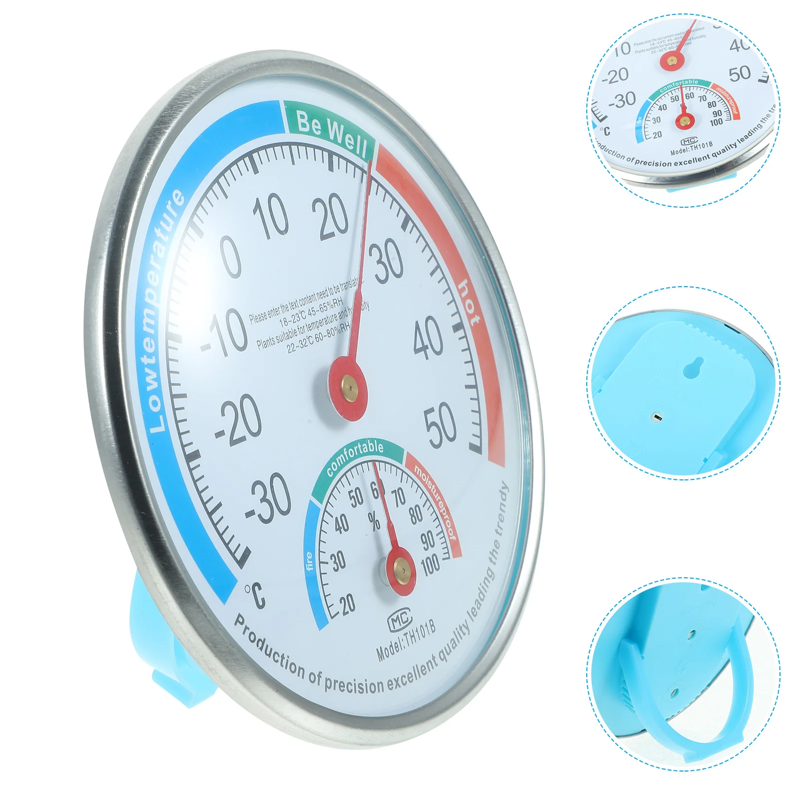 Mini Termômetro Higrômetro Digital -30 a 50 ° C display Lcd para temperatura seca da umidade da caixa do refrigerador do congelador da geladeira