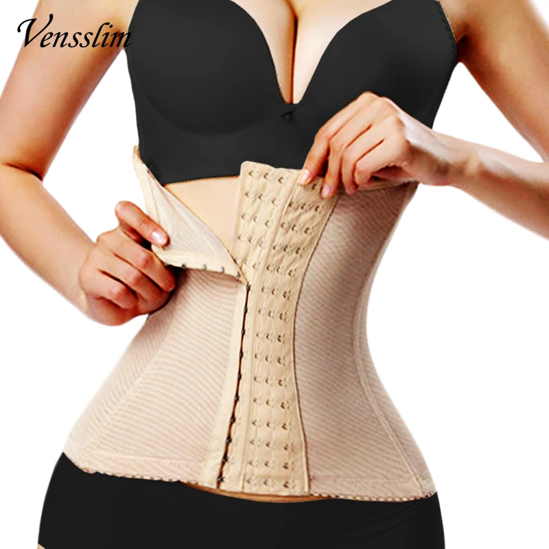 Plus Size Slimming Shapewear Women Dress Waist Trainer Body Shaper Underwear Modeling Belt Strap Tummy Trimmer Corset