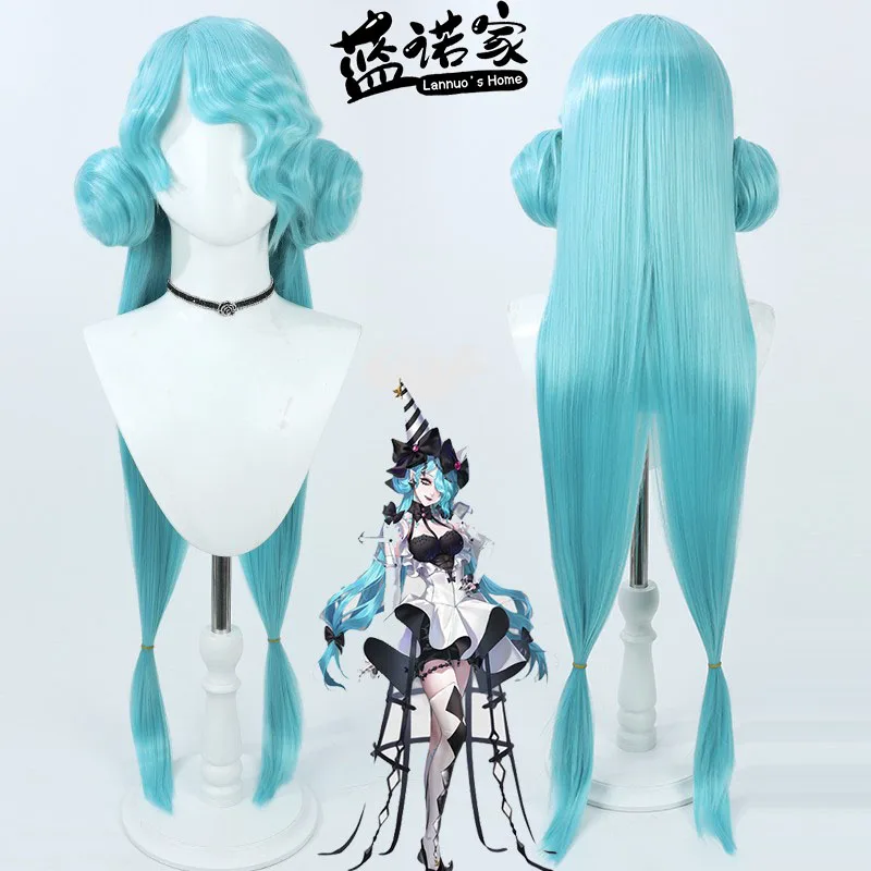 

Game Anime Nacha Cosplay Wig Path to Nowhere Serpent Clip-in Bun Realistic Scalp Heat-Resistant Fiber Synthetic Hair