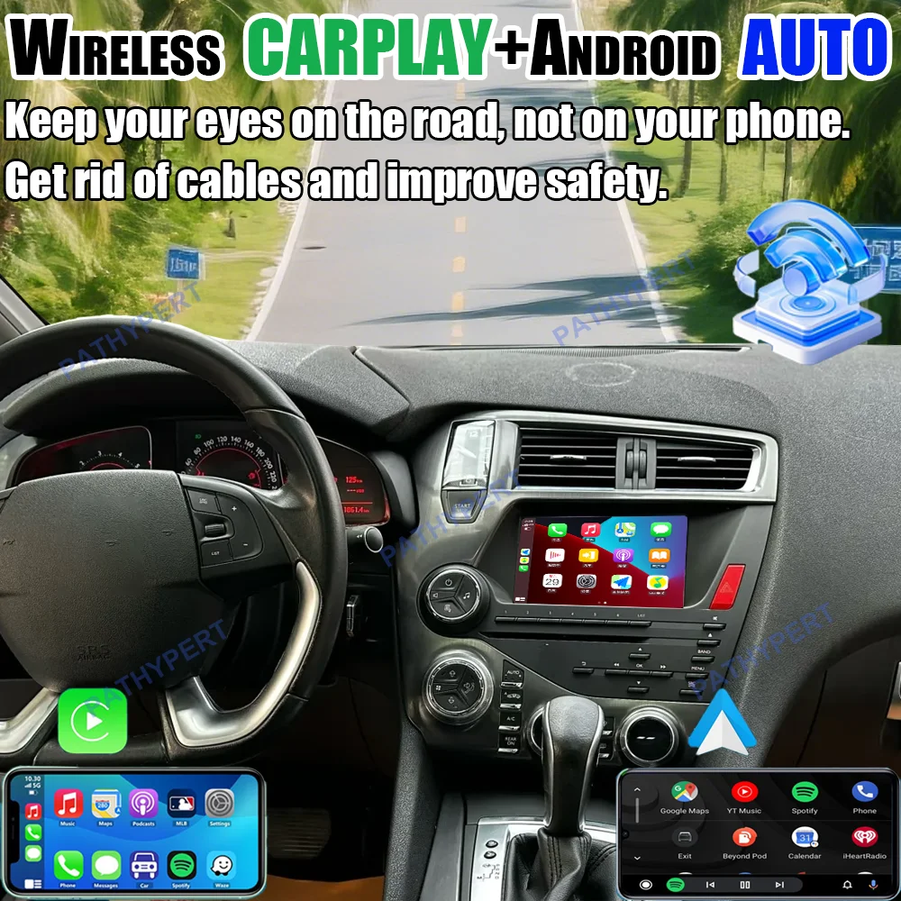 Android 15 For Citroen DS 5 DS5 2014-2018 Car Multimedia Player 7