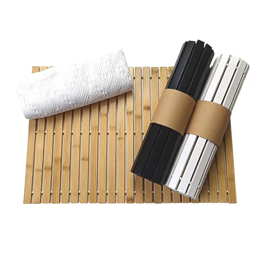 Waterproof And Non-Slide Moso Bamboo Floor Mat For Hygienic Hotel Environment Comfortable And Durable Hotel Floor Mat