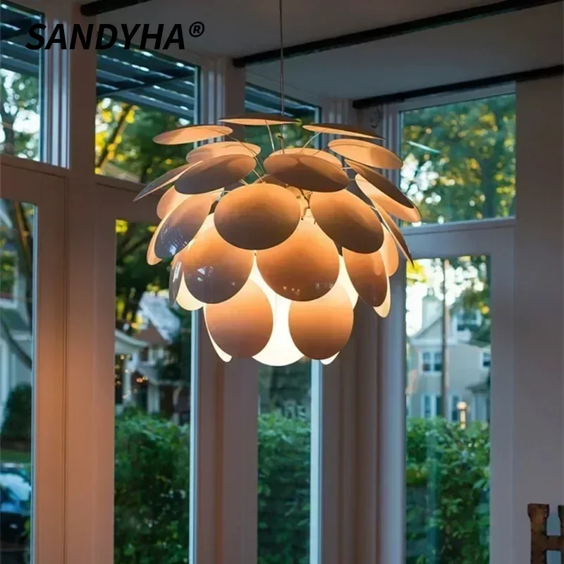 

SANDYHA Modern Ceiling Pinecone Style Pendant Light Indoor Home Decoration Lighting Living Room Dining Room Bedroom LED Lamp