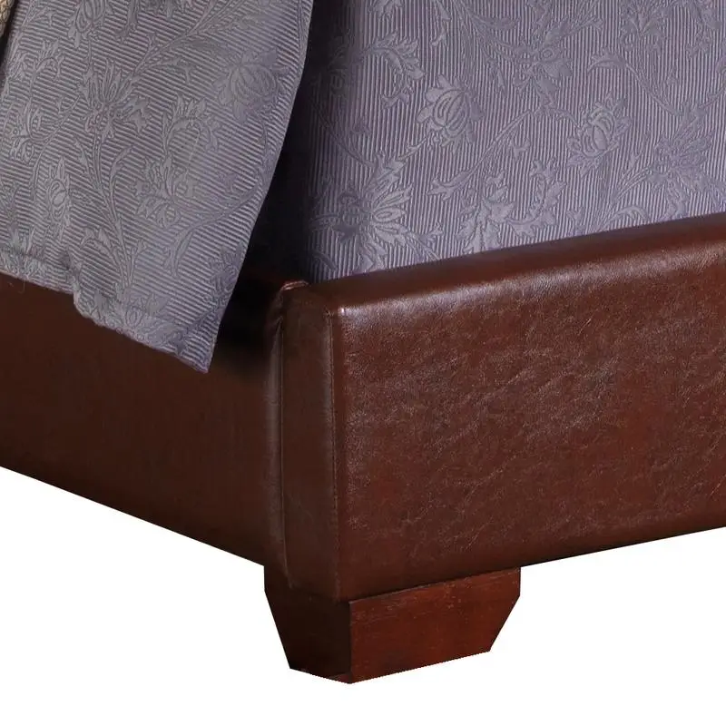 Lit Queen, marron clair, modèle G1855-QB-UP