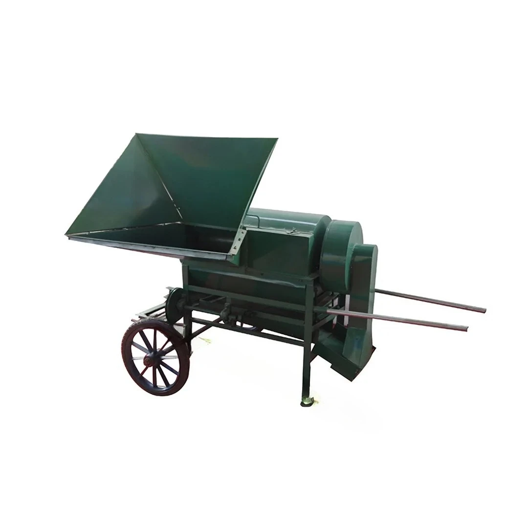 Máquina trilladora de trigo y arroz con motor, maquinaria agrícola portátil, trilladora Manual de semillas de grano de mijo