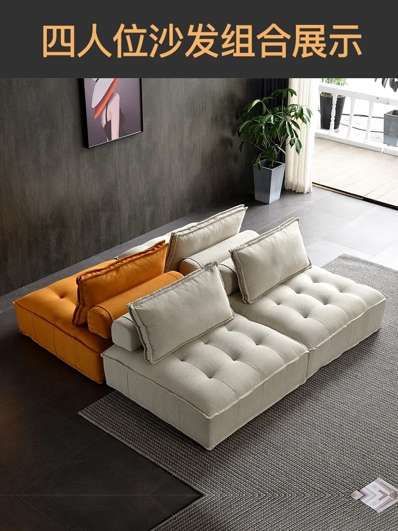 Balcone Piccolo appartamento Soggiorno Combinazione Internet Celebrity Doppio modulo minimalista quadrato