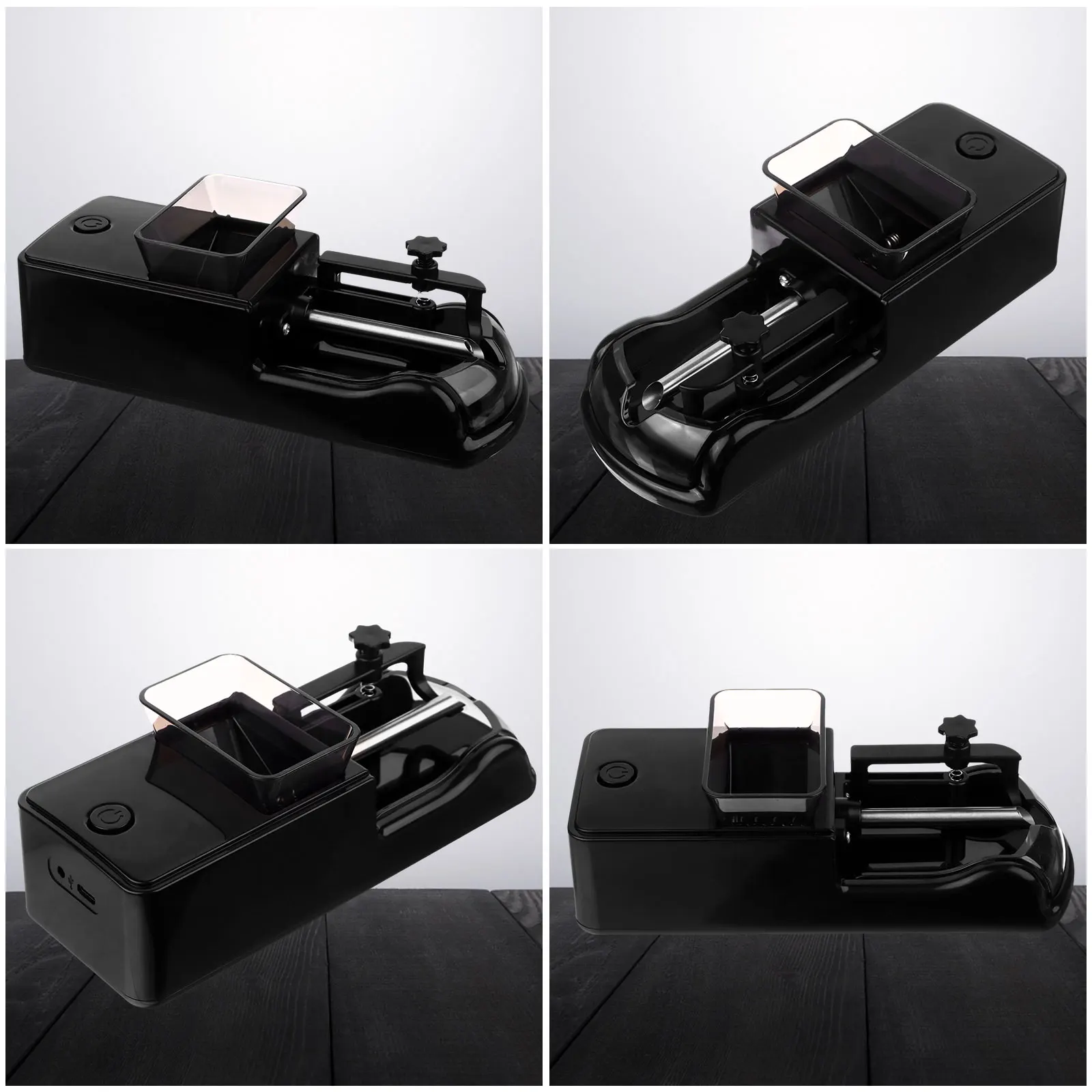 Electric Cigarette Rolling Machine Portable Cigarette Roller Mini Automatic Injector Tobacco Roller,Used To Roll Your Own Cigare