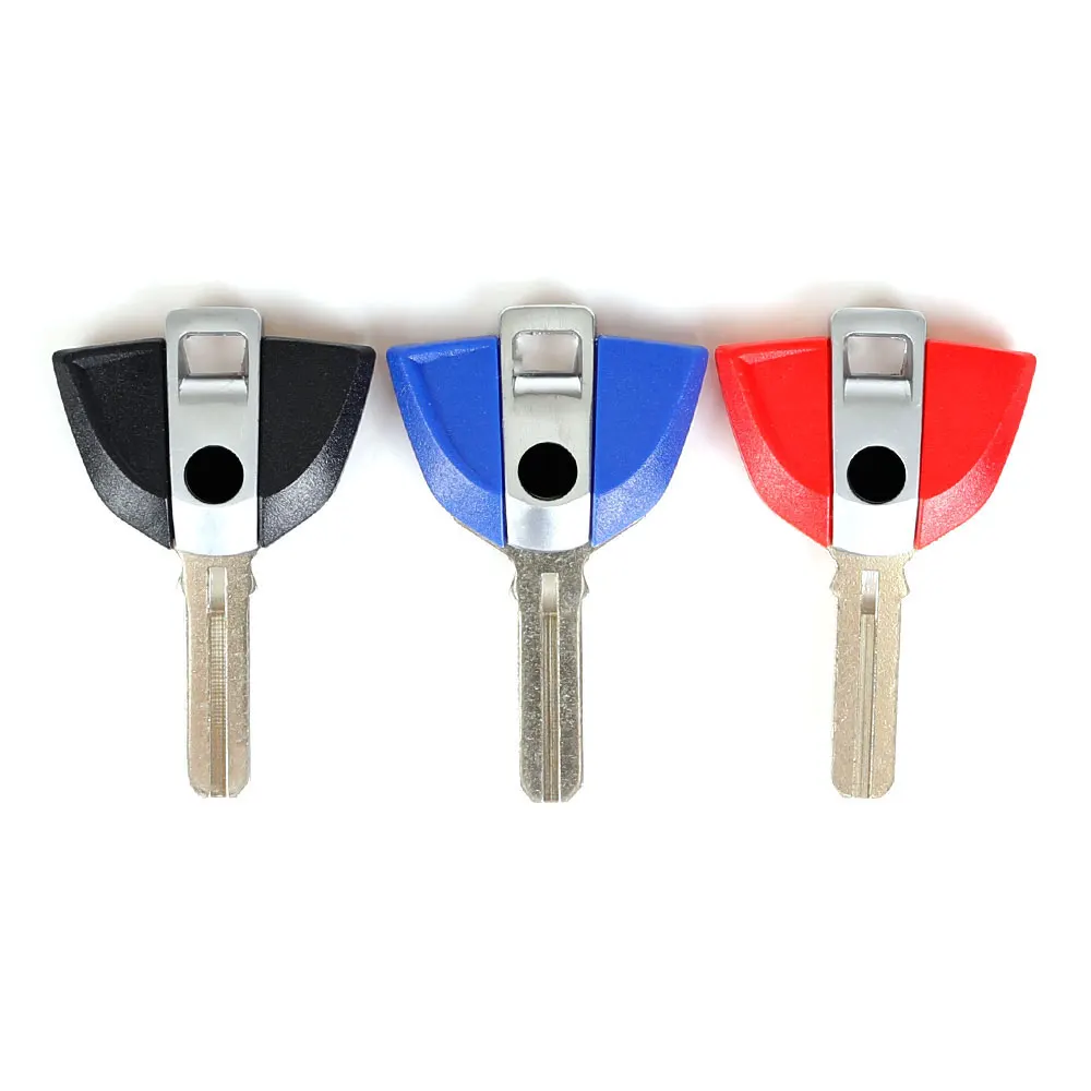 3Pcs New Blank Key Motorcycle Replace Uncut Keys For BMW F800R K1300GT K1200R R1200RT K1300R F650GS F800GS S1000RR R1200GS R1150