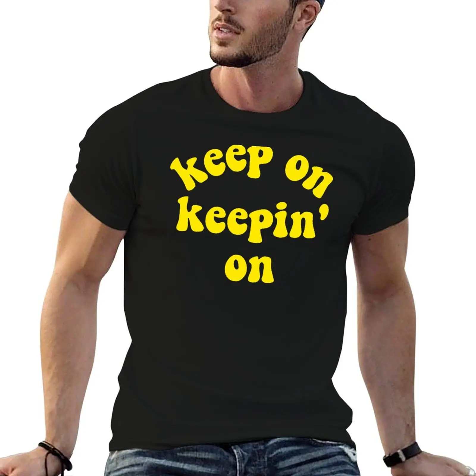 Keep On Keepin' On - Atlanta, Georgia T-Shirt Casual Minimalist Short Sleeve Top