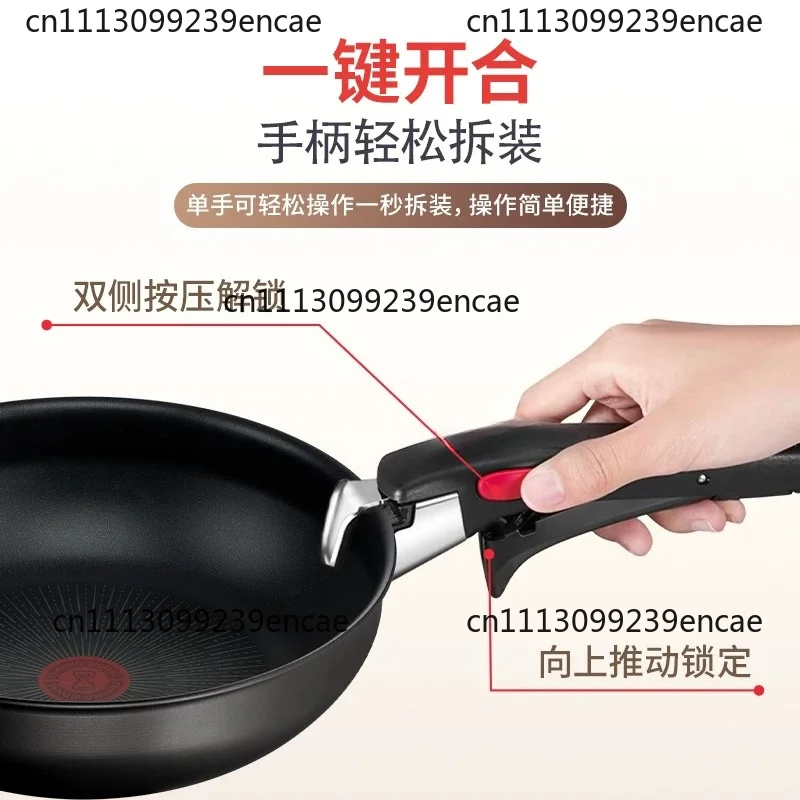 Suitable for Tefal Smart Stacked Removable Handle Home Professional Set Pot Handle Kitchen Accessories Non-Slip Clip