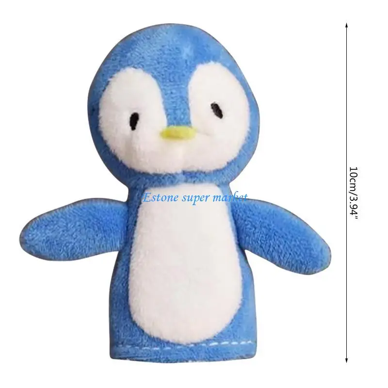 090B Cartoon Plush Animals Puppets Mini Fince Figuras Toy Kids Educational Toy
