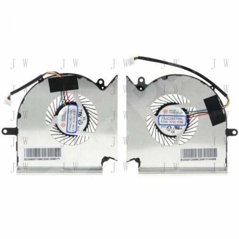 

DDW CPU GPU Fan Cooler Cooling Fan CPU for MSI GE63 Dual Cooling Fan Set