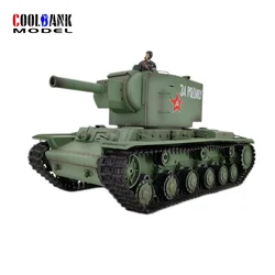 HENG LONG 1/16 Remote Control tank Green Upgraded Metal Tracks TK7.0 Soviet KV-2 RTR RC Tank Gigant 3949 Tank RC carro