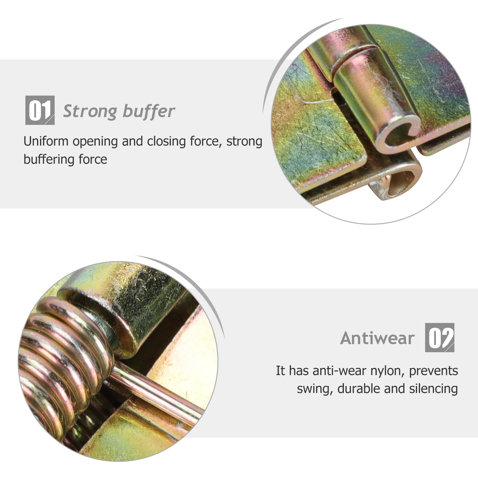 

2pcs For Folding Table Leaf Support Flap Hinges Dining Table Extension Hinge Furniture Hardware Spring Hinges