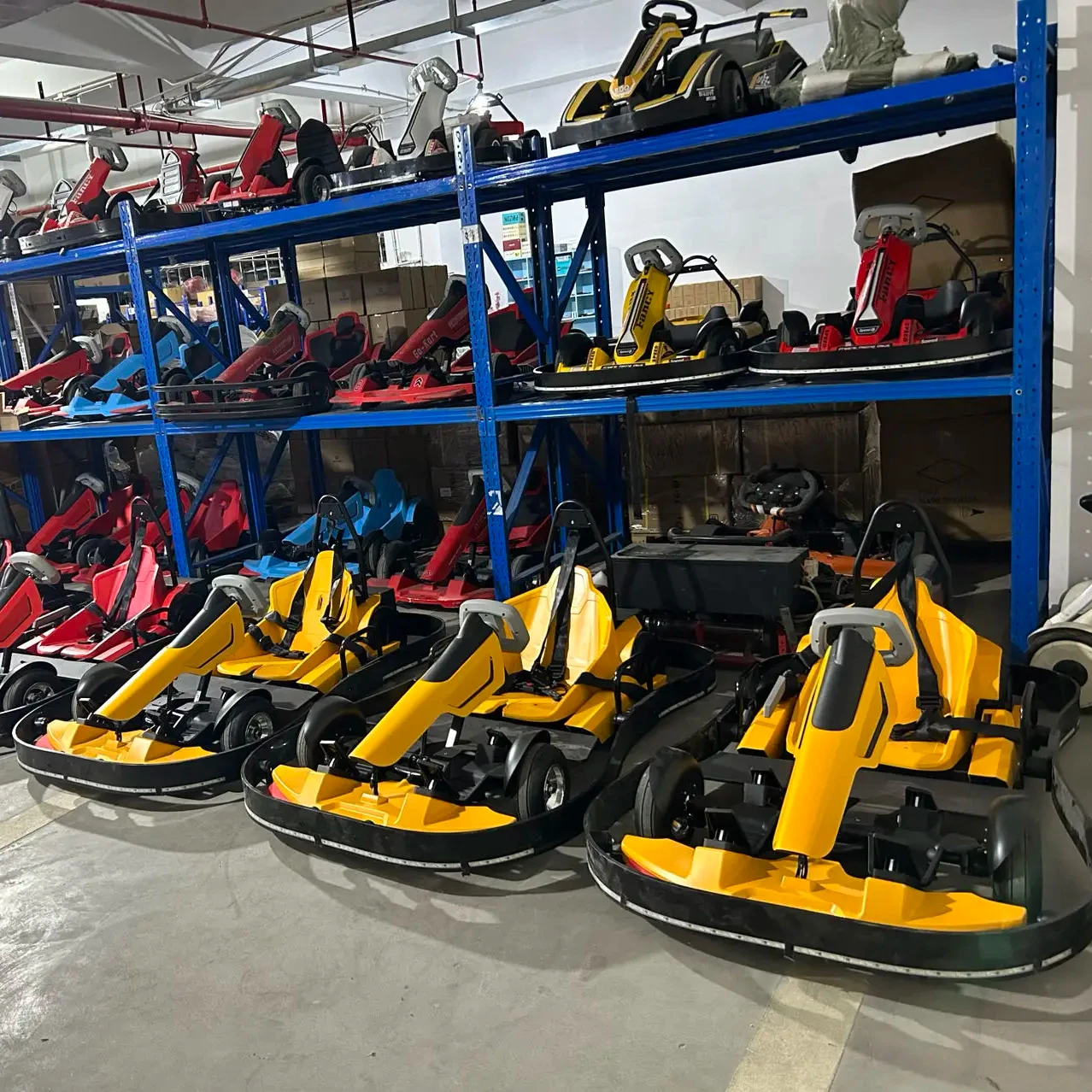 

Chinese Manufacturer Amusement Park Kart Buggy Racing Cheap Equipment Electric Double Seat Go Kart