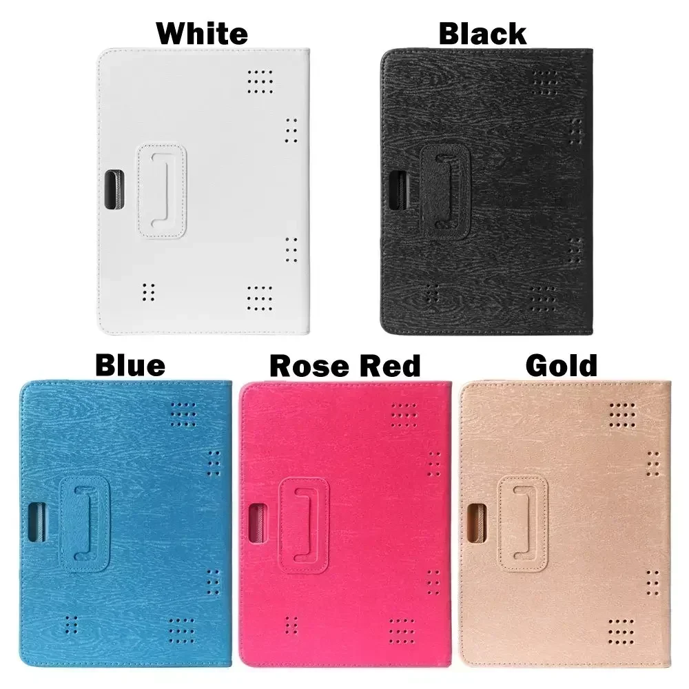 Casing pelindung Tablet Universal, casing pelindung Tablet Universal 10.1 inci, tutup dudukan Flip kulit warna-warni untuk Tablet Samsung Huawei Android
