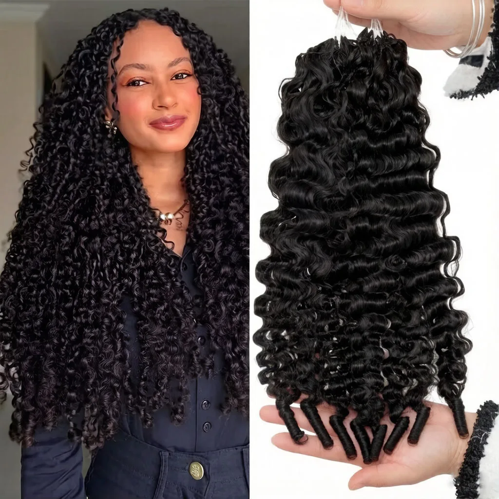 

Волосы для наращивания крючком: натуральные, бирманские, кудрявые, с спиральными концами, легкие, предварительно связанные пучками, из натуральных человеческих волос