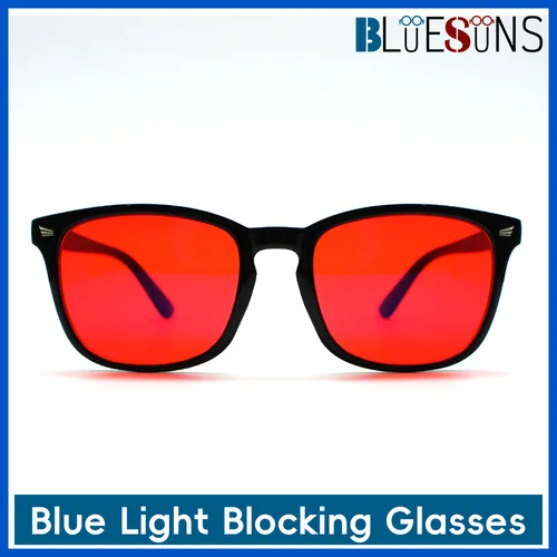 Imagen 2 del producto Gafas de bloqueo de luz azul de los hombres, gafas para la protección ocular, estilo saludable, gafas anti-fatiga de moda, gafas de ayuda al sueño