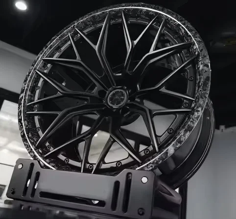 New Forged Aluminum Alloy Wheel Hub with Spokes for Durable Aftermarket Powder Coated Wheel Rim Alloy Passenger Car Wheels