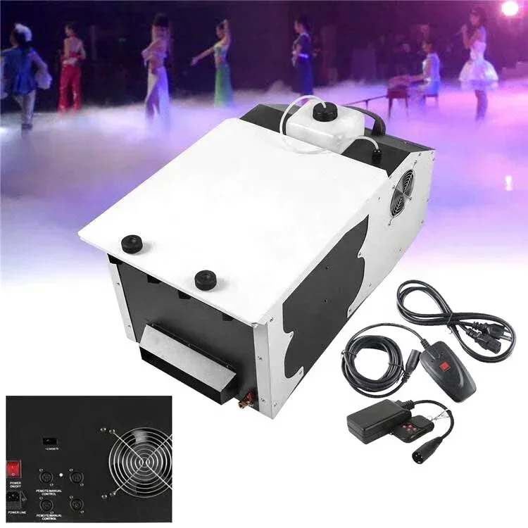 Low Smoke Lying Laying Dry Ice Effect Ground Fog Machine For Stage Concept Dj Night Club Wedding Decoration Party