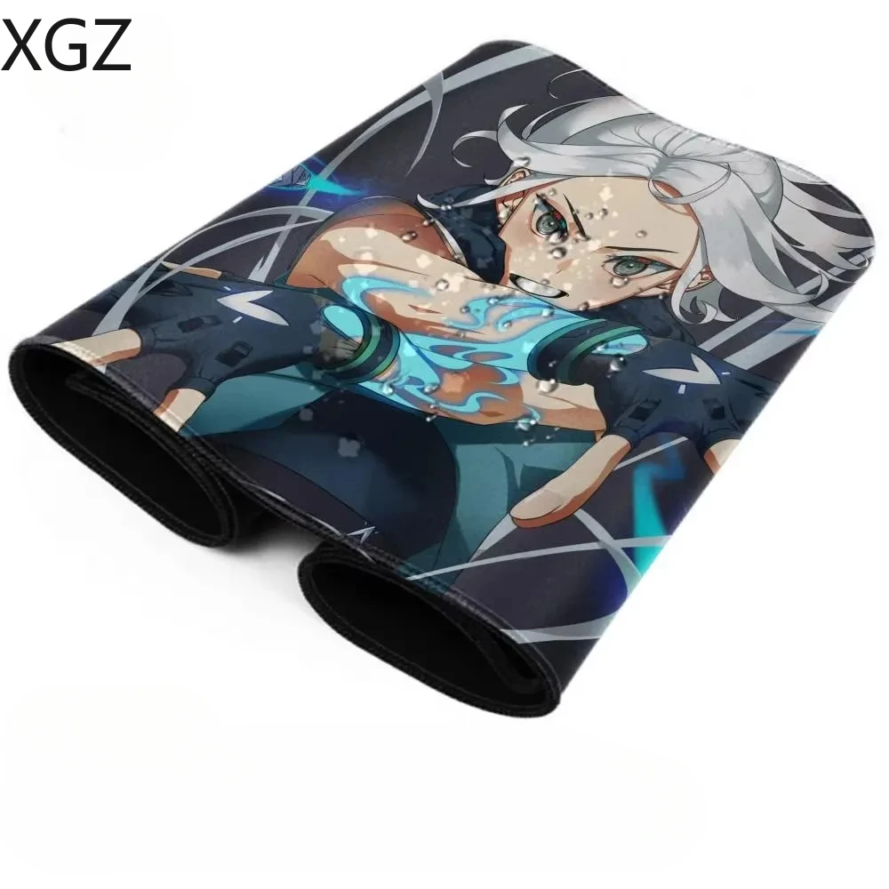 Hot XXL Game Valorant Jett Mouse Pad Gaming Accessories Office Gamer Keyboard Desk Mat Non-Slip Large rubber carpet 40*90cm rug