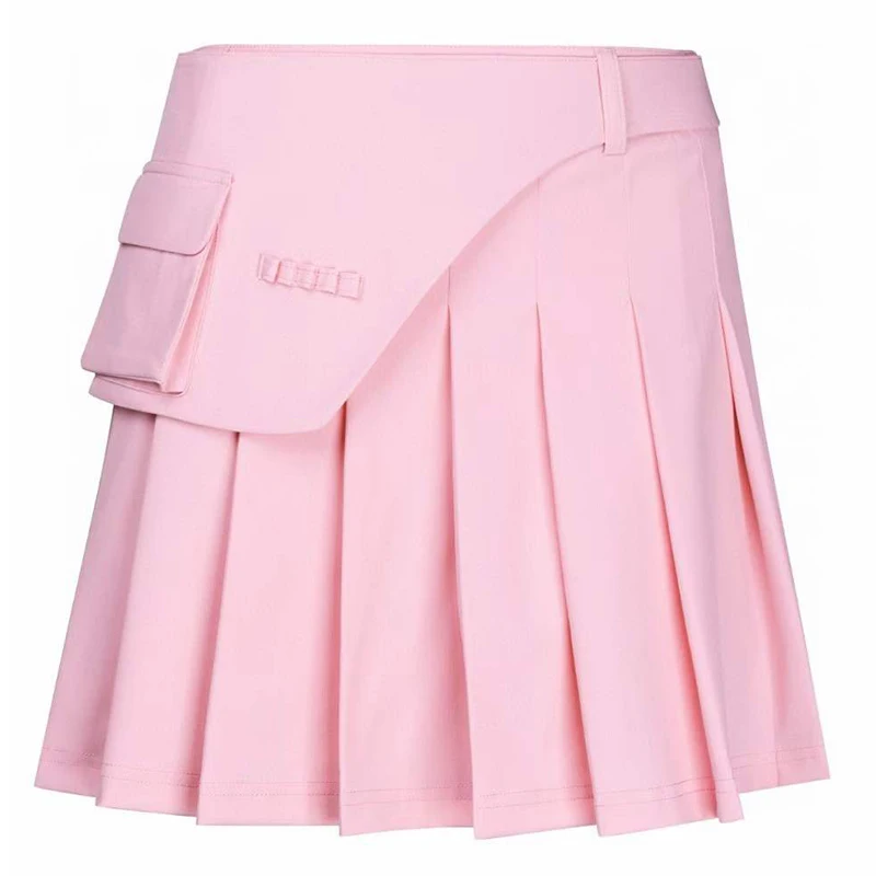 

Summer New Golf Women's Outdoor Sports Shorts Lining Skirt Fashion Solid Color Pleated Short Skirt Unbranded Casual Short Skirt