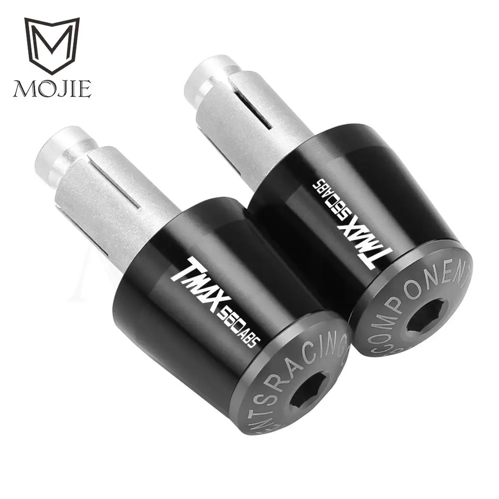 Motorcycles Handlebar Grips Cap Weight PartsAnti Vibration Silder Plug Ends FOR YAMAHA TMAX560 ABS TMAX560ABS 2020-2021 2022 23