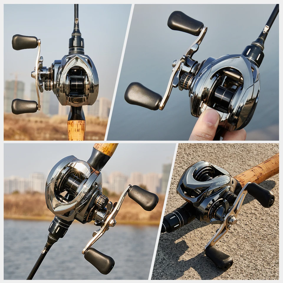 billings br series fishing reel BILLINGS AT Series,7.2:1 Gear Ratio,5+1 Ball Bearing,18LB Max  Drag,Baitcasting Reel,For Freshwater Saltwater
