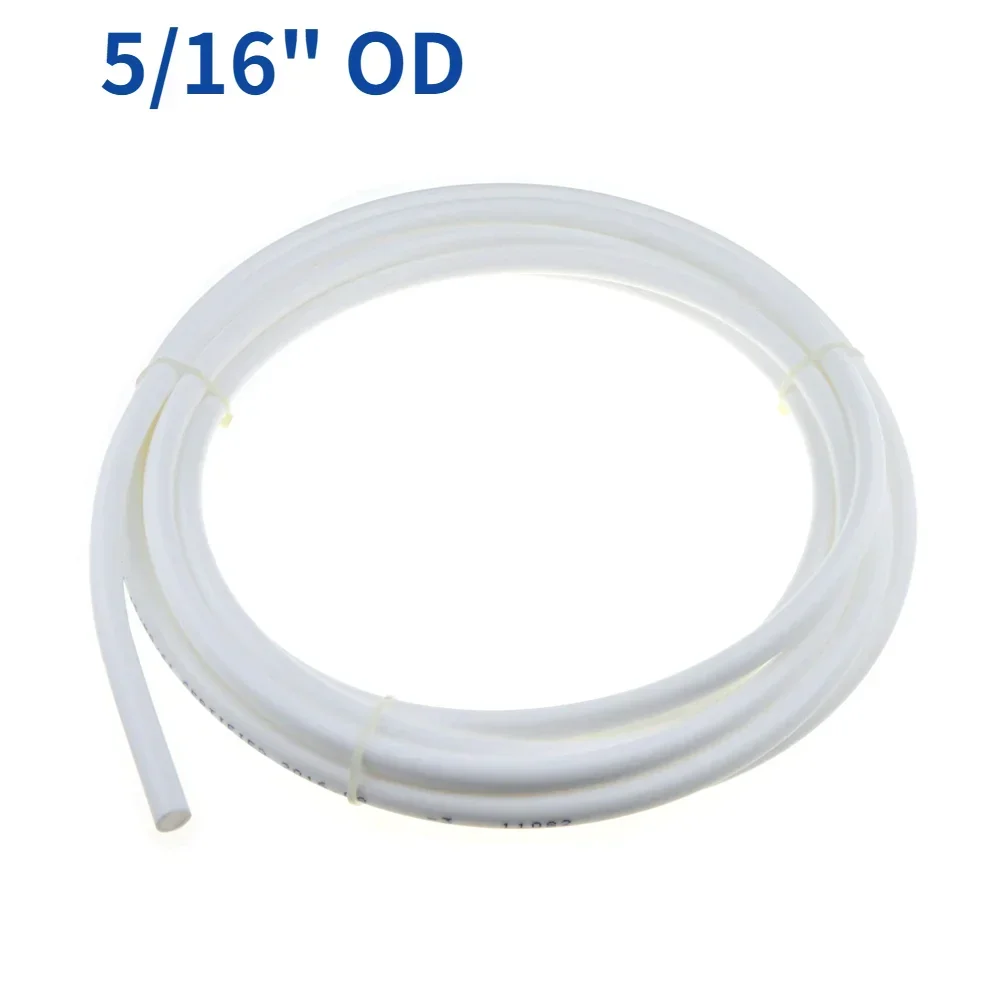 1 Meter RO Water 1/4 5/16 3/8 Inch OD PE Hose Tubing White Flexible Pipe Tube For Reverse Osmosis Aquarium Filter System