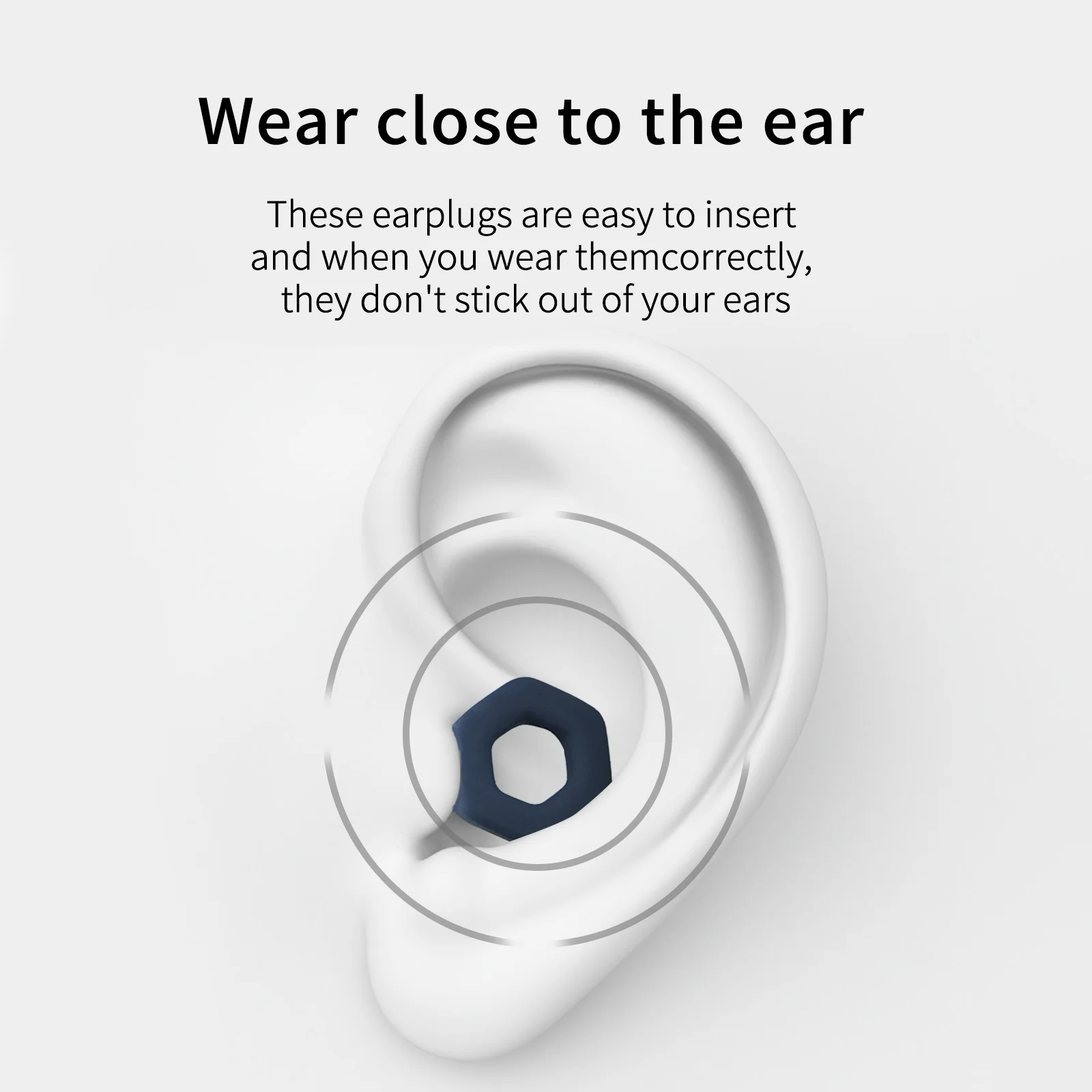 HUAK Reusable Silicone EarPlugs – Super Soft Quiet & Flexible, Ideal for Sleep, Swim & Noise Sensitivity