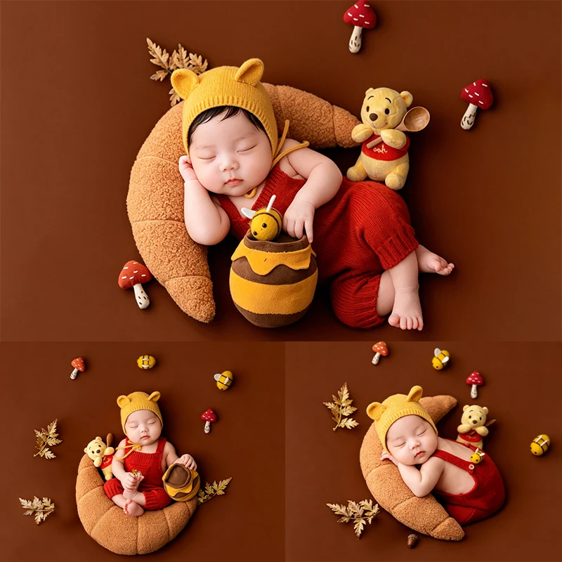 set-di-accessori-per-servizi-fotografici-di-neonati-a-tema-orsetto-e-miele-tutina-e-cappellino-in-maglia-completo-per-servizi-fotografici-di-bambini-con-vasetto-di-miele-e-bambola-a-forma-di-ape-accessorio-per-servizi-fotografici-in-studio