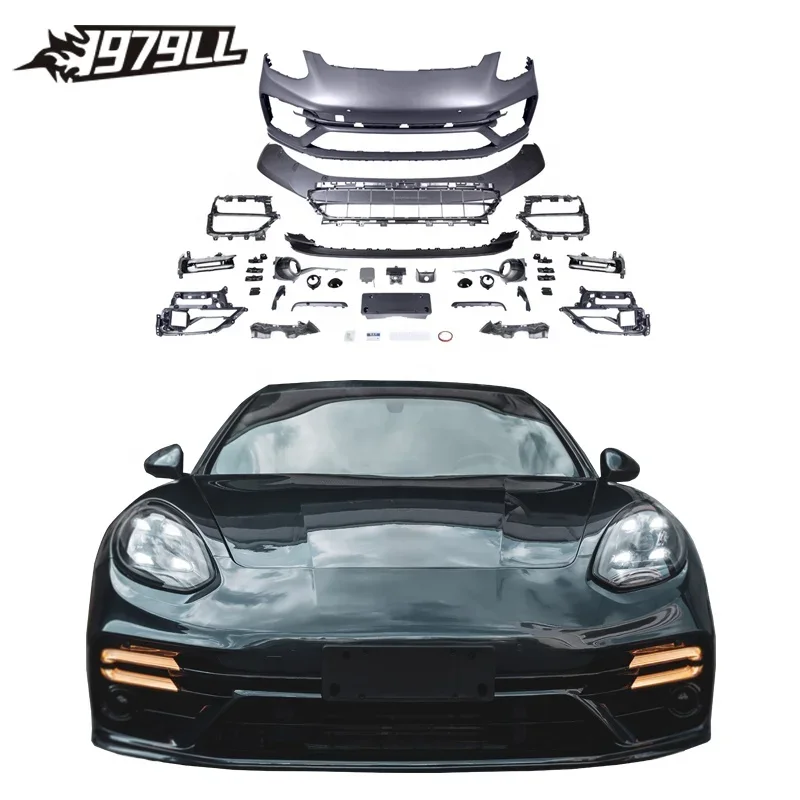 

[1979LL]Car front bumper 2010-2016 970.1 970.2 bodykit upgrade to 2023 971 turbos body kits for porche Panamera 970